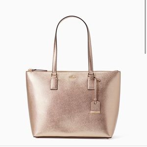 Kate Spade Cameron Street Lucie Tote in Rose Gold